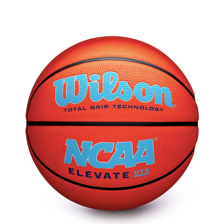 Ball Wilson NCAA Elevate VTX Basketball Orange-Blue-Silver